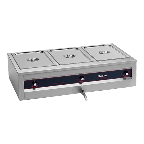 MaxPro Bain Marie  3xGN1/1